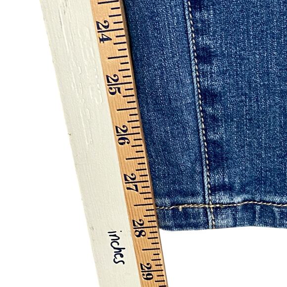 Tricot Button Fly Distressed Hi Waist Skinny Jeans Size 3 - Picture 9 of 11